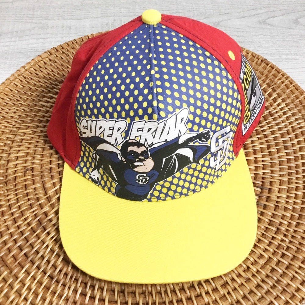 Comic Con Snap Back San Diego Hat Cap Red